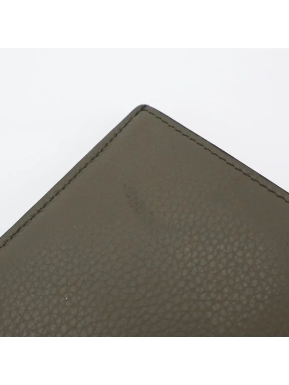 Christian Dior Vertical Long Wallet Beige Leather 2 cdi